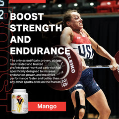 Vitargo Mango pre-workout mixing delivers smooth taste and enduring fuel.