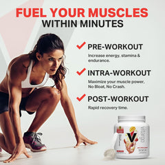 Vitargo drink in shaker ready for post-workout recovery