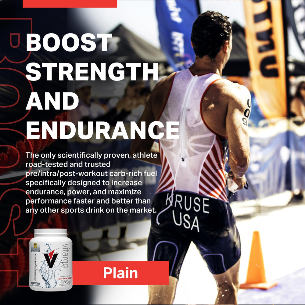 Vitargo plain 4.4 lb bag displayed for recovery and endurance