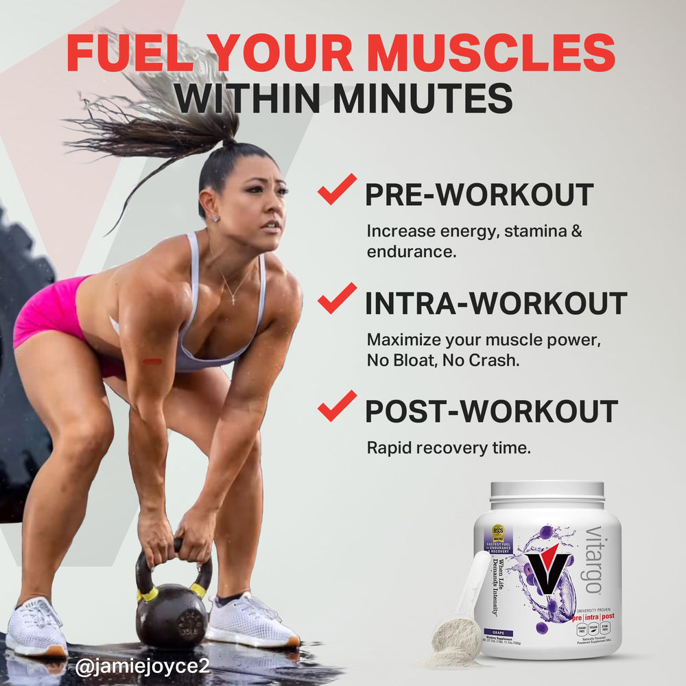 Vitargo bottle and tub showing convenient fueling option