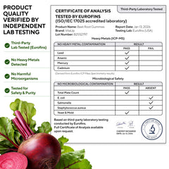 VitaUp Beet Root Gummies natural mixed berry flavor closeup without artificial colors or flavors