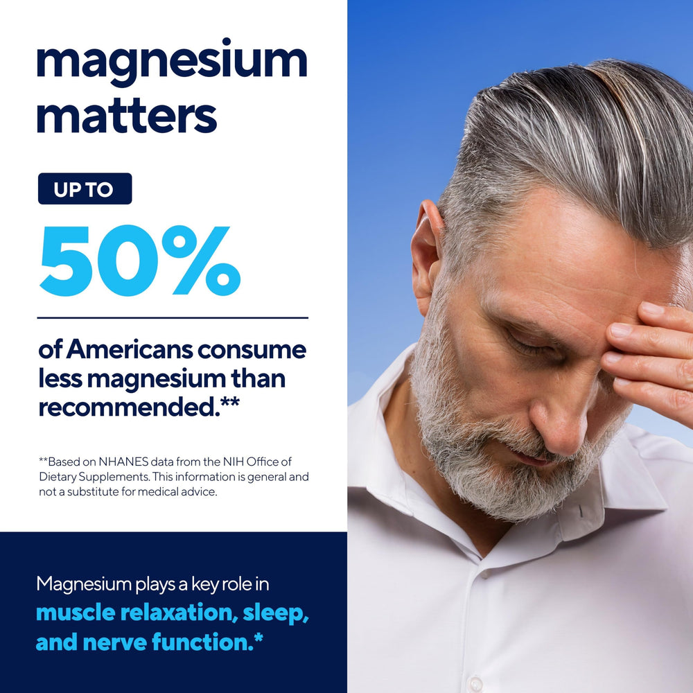 VitaUp Magnesium Glycinate label highlights 200 mg per serving