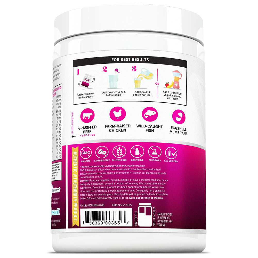 Vitauthority 30 servings packaging shown for convenience