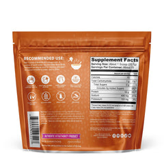 Vitauthority Bone Broth Collagen Chicken Noodle packaging on shelf indicates premium hydration option