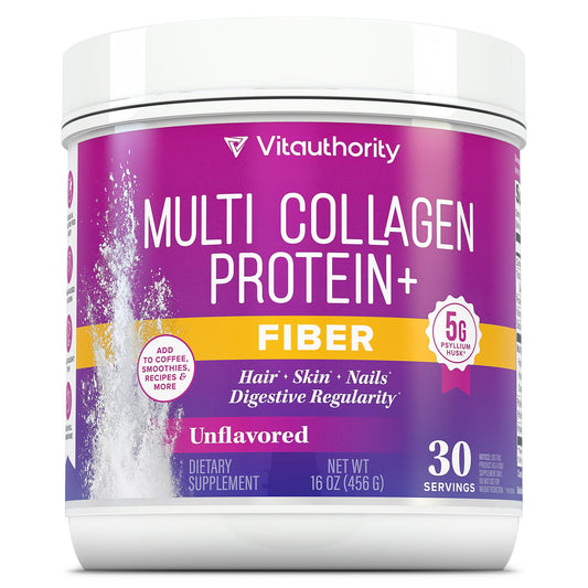 Vitauthority Multi Collagen bottle for skin, hair, and nails support.