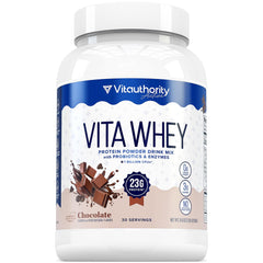 Vitauthority Whey Protein for Women bottle front highlighting daily protein support