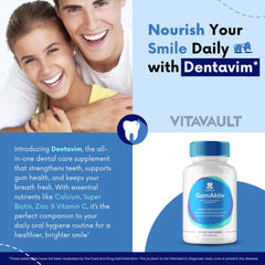 Vitavault GumAktiv daily use promotes overall oral protection.