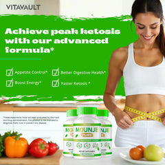 Vitavault Mounje Pure Keto capsules capsule closeup reveals smooth texture.