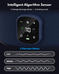 Vitavoco cordless massager with 3000 mAh battery in use