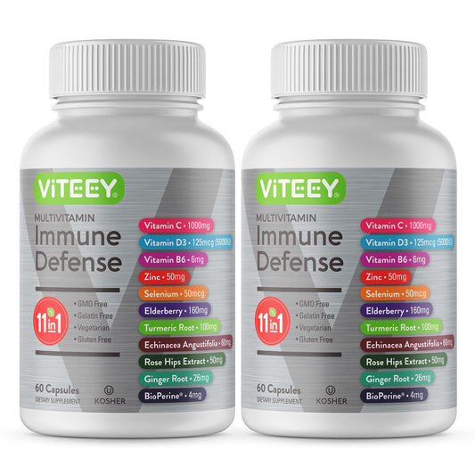 Viteey 11-in-1 immune bottle ready for daily immune support routine.