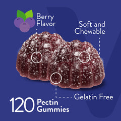 Gummies being poured from bottle for easy daily routine