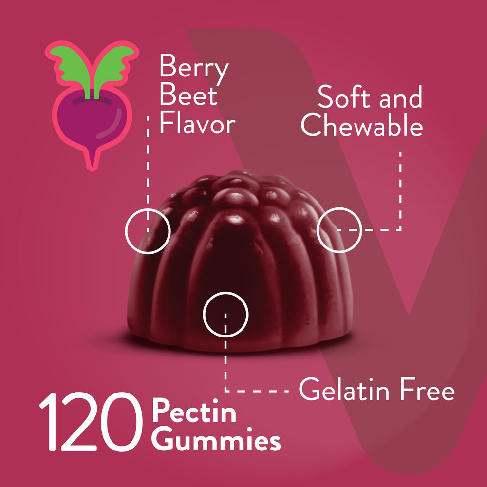 Viteey Beet Root Gummies jar full view supports convenient daily use.