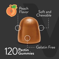 Viteey label highlighting vegan, non-GMO, and gluten-free ingredients.