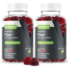 VITEEY prebiotic fiber gummies bottle front for daily fiber support