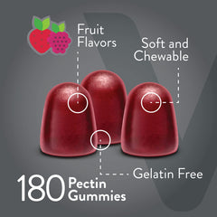 VITEEY prebiotic gummies daily dose shows three gummies per serving.