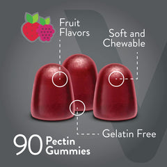 Viteey Prebiotic Fiber Gummies fruit flavor ready for daily use.