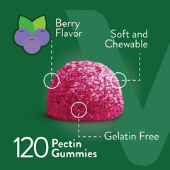 Viteey Zinc Gummies vegan gluten-free label highlights clean ingredients.