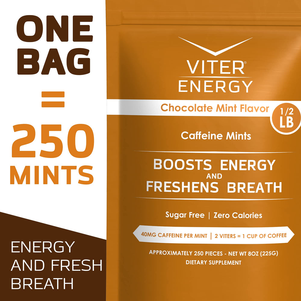 Viter Energy mints support study or commute energy boosts.