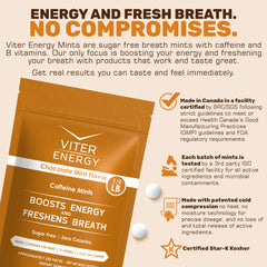Viter Energy vitamin blend bottle label emphasizes B vitamins.
