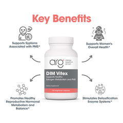 Vitex berry extract standardized closeup highlighting pituitary communication support in Allergy Research Group DIM Vitex.