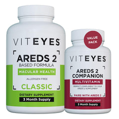 Viteyes AREDS2 capsules bottle for a simple daily eye vitamin routine.