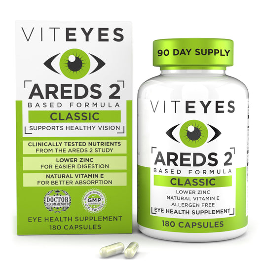 Viteyes AREDS2 Classic bottle front for daily eye health support