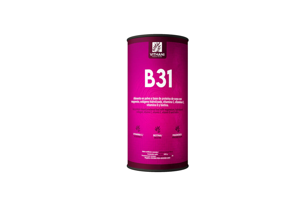 Vithani B31 packaging on shelf for convenient daily wellness.