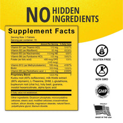 VITINITY anti-drink support packaging front emphasizes natural botanicals.