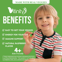 VITINITY Super Greens ginger and milk thistle antioxidants enriched mix.