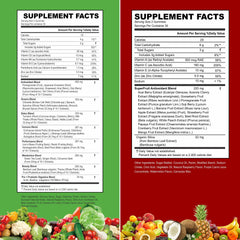 Vitinity veggie gummies bottle promotes plant-based nutrition with greens blend.