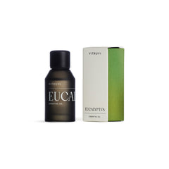 Vitruvi Eucalyptus oil in-use—diffusing aroma for calm spaces.