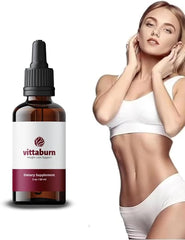 Vittaburn weight-loss drops with water mix for convenient daily regimen