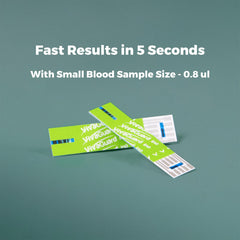 VivaGuard Ino test strip requiring only 0.8 µL sample