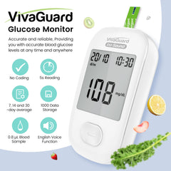 VivaGuard test strips pack of 100 for extended home monitoring