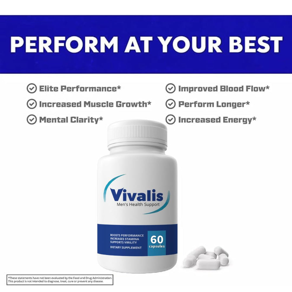 VIVALIS 3-pack capsules close-up highlights capsule texture and potency.