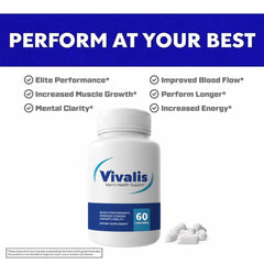 VIVALIS 3-pack capsules close-up highlights capsule texture and potency.