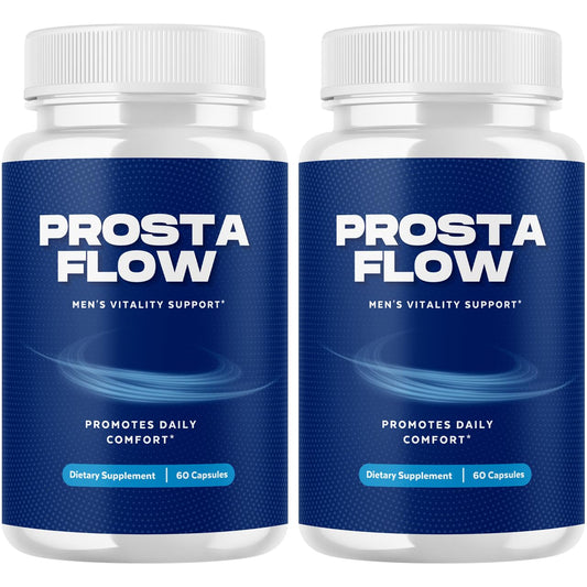 VIVALIS ProstaFlow bottle front showing premium daily prostate support
