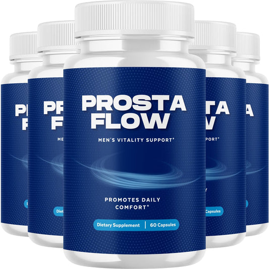 VIVALIS ProstaFlow bottle front view for daily urinary comfort and prostate wellness.