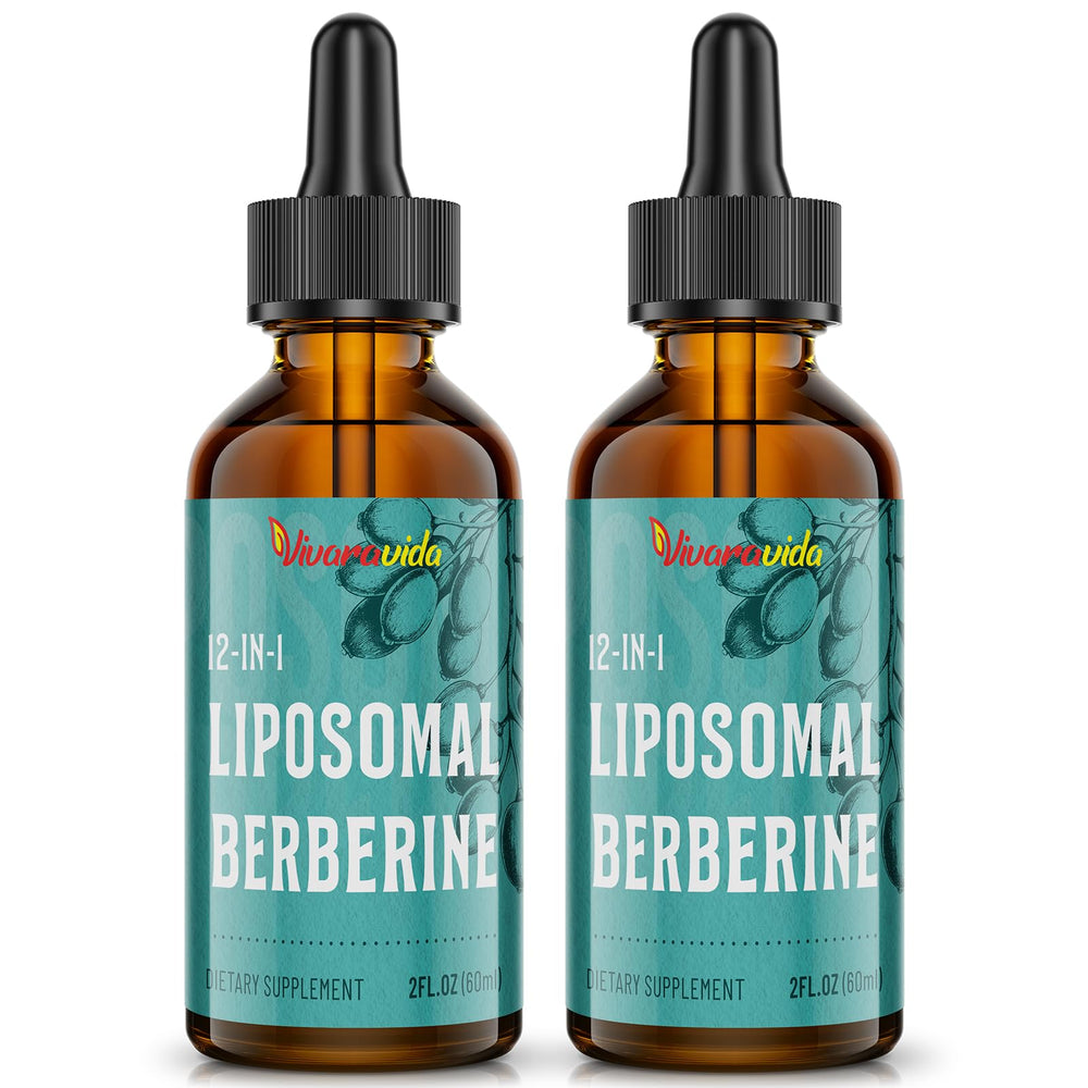 Vivaravida Berberine Drops bottle with liposomal delivery for faster absorption