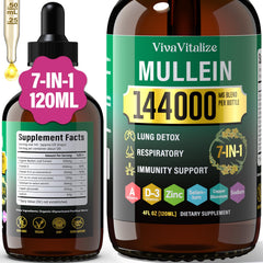 Daily-use setup with VivaVitalize Mullein Drops promotes a simple routine.