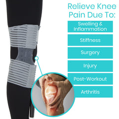 Vive knee pad with skin-friendly material for comfortable sessions.