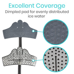 Reinforced seams on Vive pad designed for leakproof use