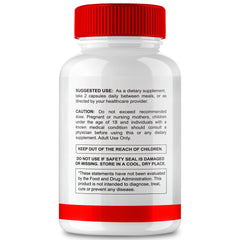 Two capsules per serving clearly indicated on the label