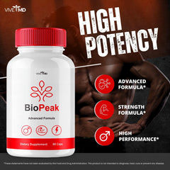 VIVE MD BioPeak unflavored capsules allow versatile mixing with beverages