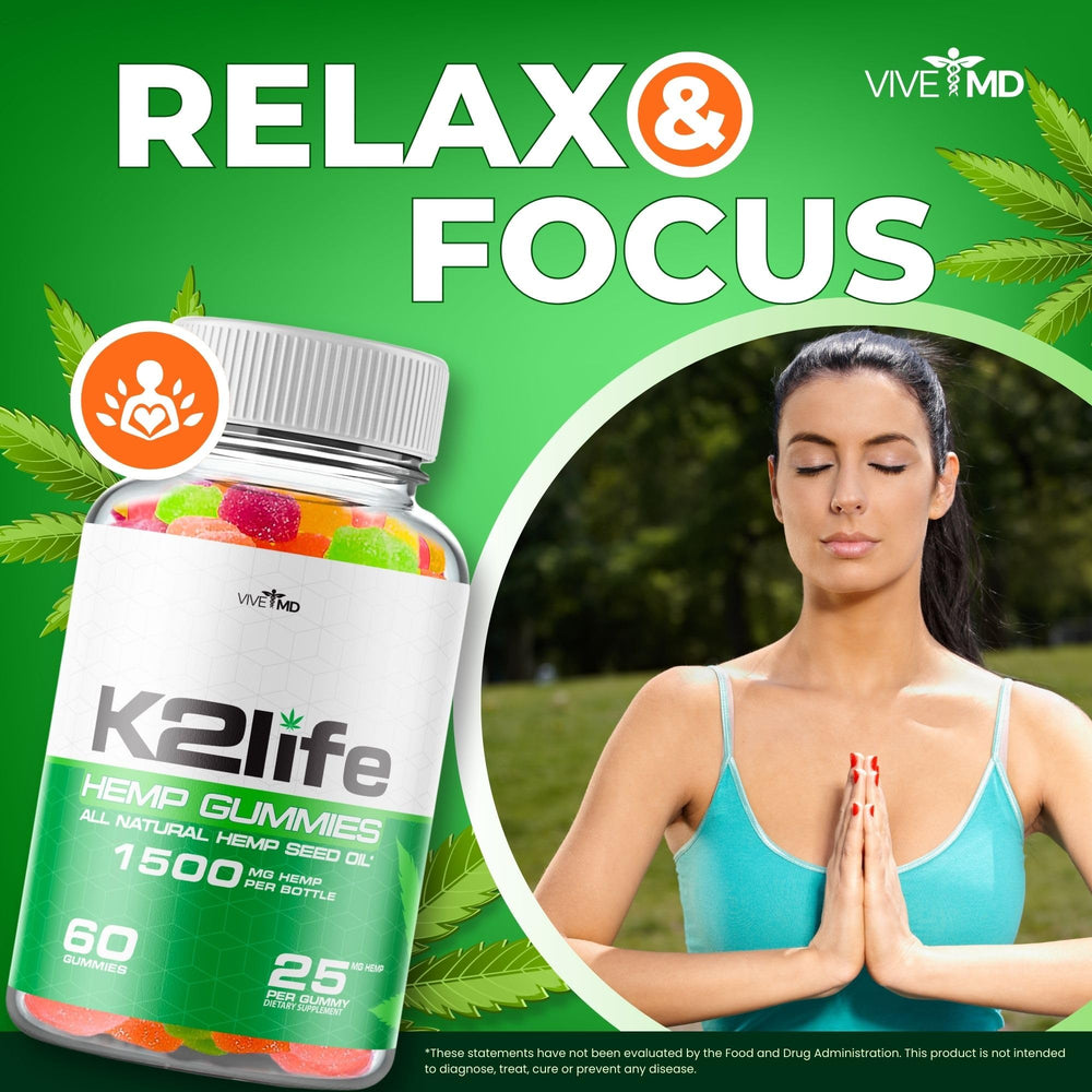 VIVE MD K2Life gummies daily-use scene conveys convenient supplementation