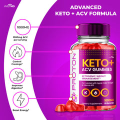 VIVE MD Proton Keto Plus gummies serving suggestion for daily routine