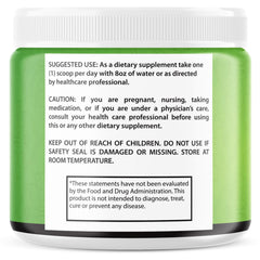 VIVE MD Tonic Greens shake glass, easy to mix into water or smoothies.