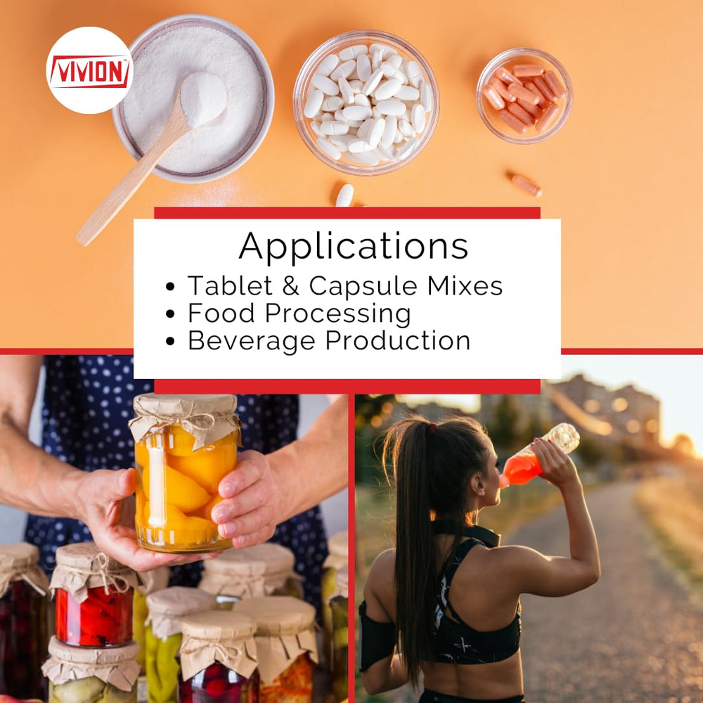 Vivion calcium chloride dihydrate moisture-control desiccant in food processing