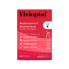 Vivioptal Active omega-3 softgel for balanced lipid health