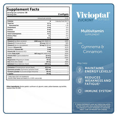 Morning routine lifestyle shot with Vivioptal on desk.